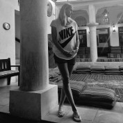 petra-kvitova-black-and-white-photo-doha-off-court